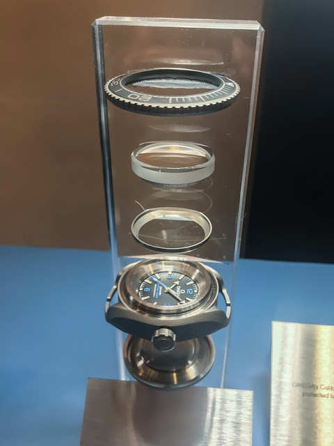 réplica de reloj Omega Seamaster Planet Ocean Ultra Deep Professional Slim Titanium