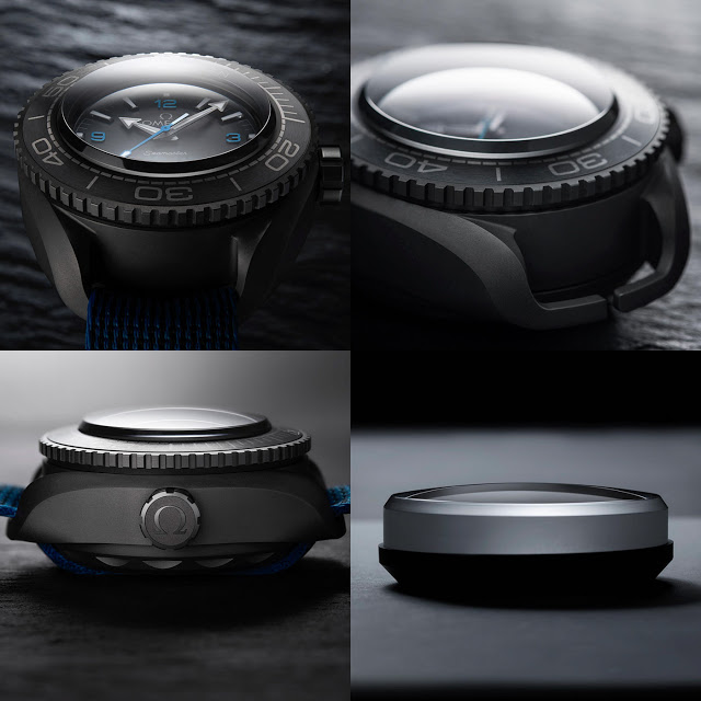 réplica de reloj Omega Seamaster Planet Ocean Ultra Deep Professional Slim Titanium